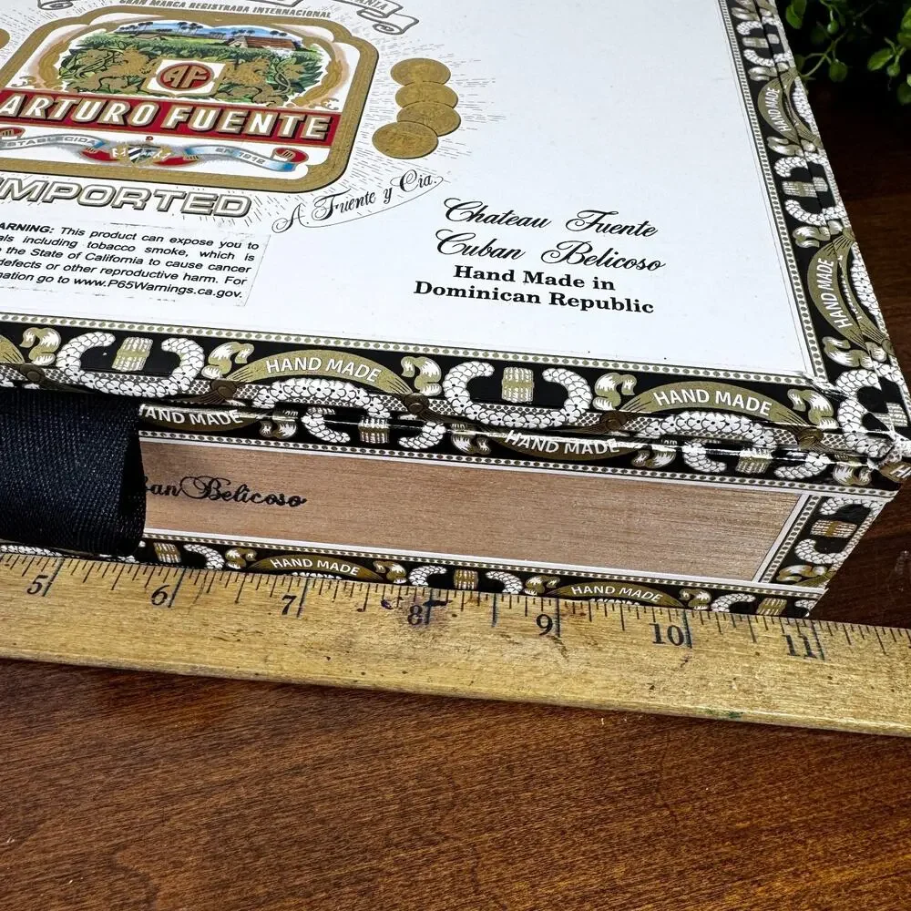 Arturo Fuente Chateau Fuente Belicoso Empty Cigar Box 11